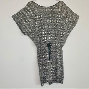 Promod black/white print kimono style dress: 6